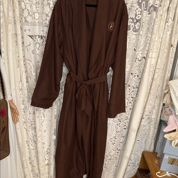 Comphy by Coop wrap Brown Women's Robe - Picture 3 of 8